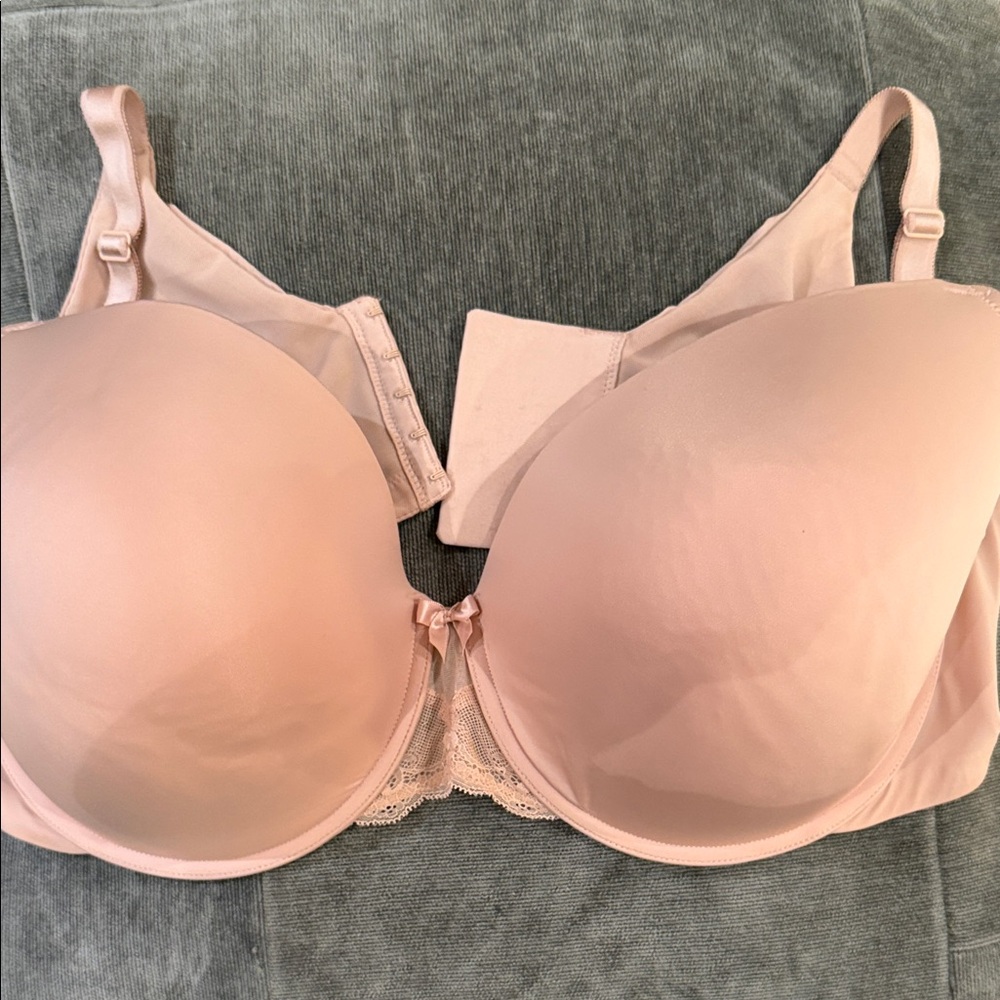 Torrid Light Pink Lace Accent Bra